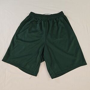 Vintage Dodger Gym Basketball Shorts Mens Size Medium Green 90s Made In USA